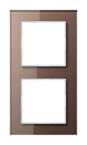 Рамка 2 поста JUNG A CREATION, мокко