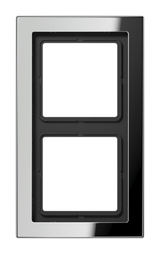Рамка 2 поста JUNG LS DESIGN, хром