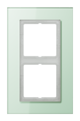 Рамка 2 поста JUNG LS PLUS, светло-зеленый