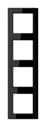 Рамка 4 поста JUNG A 500, черный