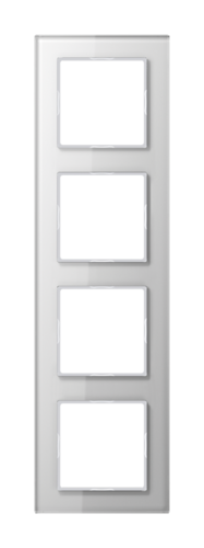 Рамка 4 поста JUNG A CREATION, белый