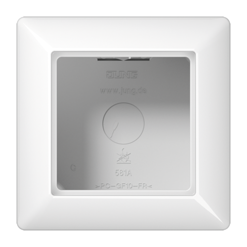 A500 Коробка 1-ная для накладного монтажа с рамкой, бел.