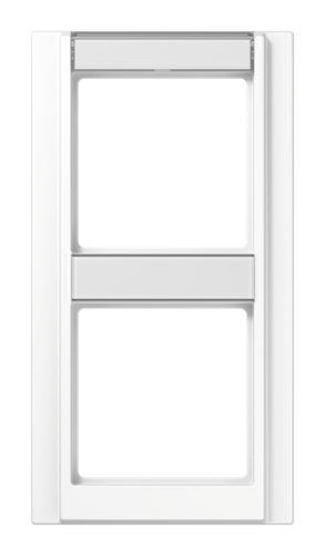 Рамка 2 поста JUNG A 500, вертикальная, белый