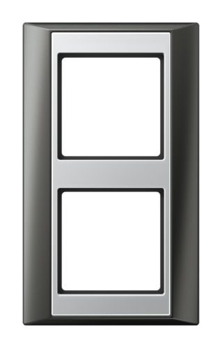 Рамка 2 поста JUNG A PLUS, антрацит