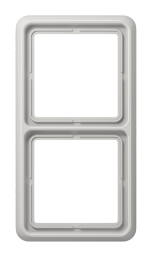 Рамка 2 поста JUNG CD, светло-серый
