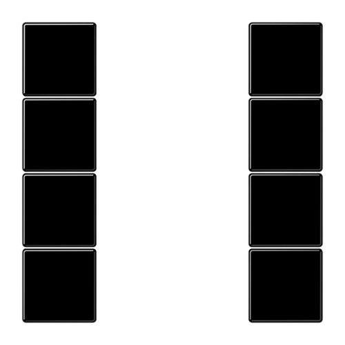 Комплект накладок 4 группы JUNG LS 990 IP20