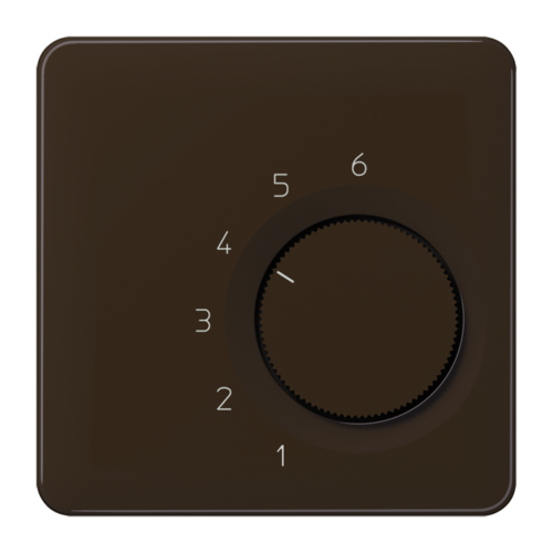 JUNG CD 500/CD plus Коричневая Накладка термостата комнатного (мех TR236U, TR246U)