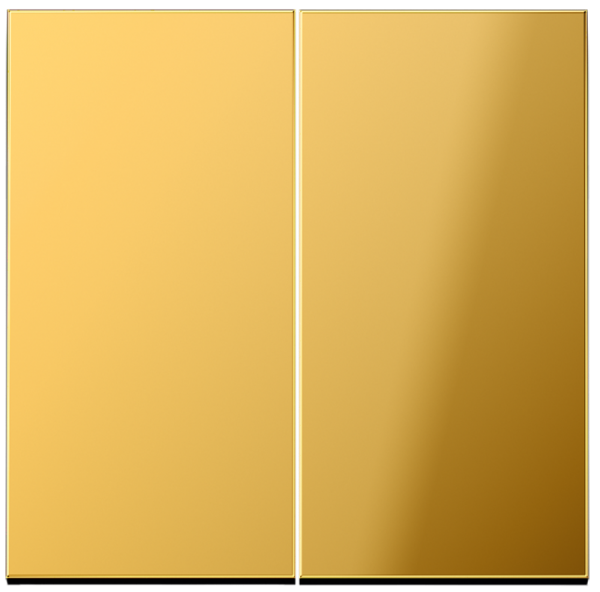 Клавиша двойная JUNG LS METAL, золотой