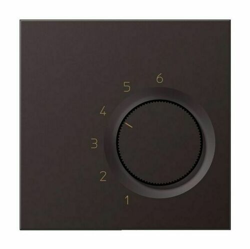 Терморегулятор Jung LS METAL, механический, алюминий темный, TRAL246D