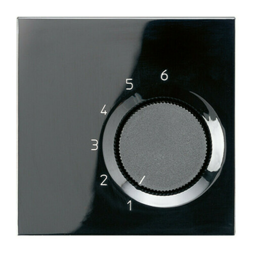 Терморегулятор Jung LS 990, механический, черный, TRLS246SW