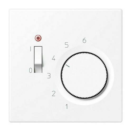 Терморегулятор Jung LS 990, механический, белый матовый, TRLS231WWM