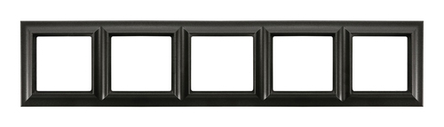 Рамка 5 постов Jung ECO PROFI, черный матовый, EPS485SWM