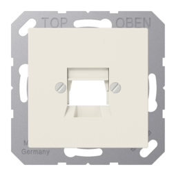 Накладка на розетку информационную JUNG А-СЕРИЯ, бежевый