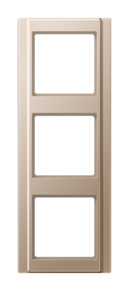 Рамка 3 поста JUNG A 500, шампань