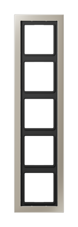 Рамка 5 постов JUNG LS DESIGN, нержавеющая сталь