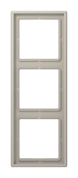 Рамка 3 поста JUNG LS METAL, благородная сталь