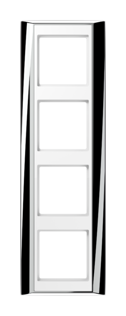 Рамка 4 поста JUNG A PLUS, хром