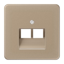 Накладка на розетку информационную JUNG CD 500, бронзовый