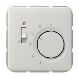 Терморегулятор Jung, механический, светло-серый, TRCD241LG