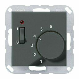 Терморегулятор Jung A 500, механический, антрацит матовый, TRA241ANM