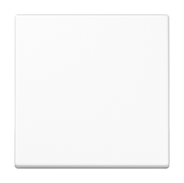 Клавиша для одинарного выключателя; белый матовый